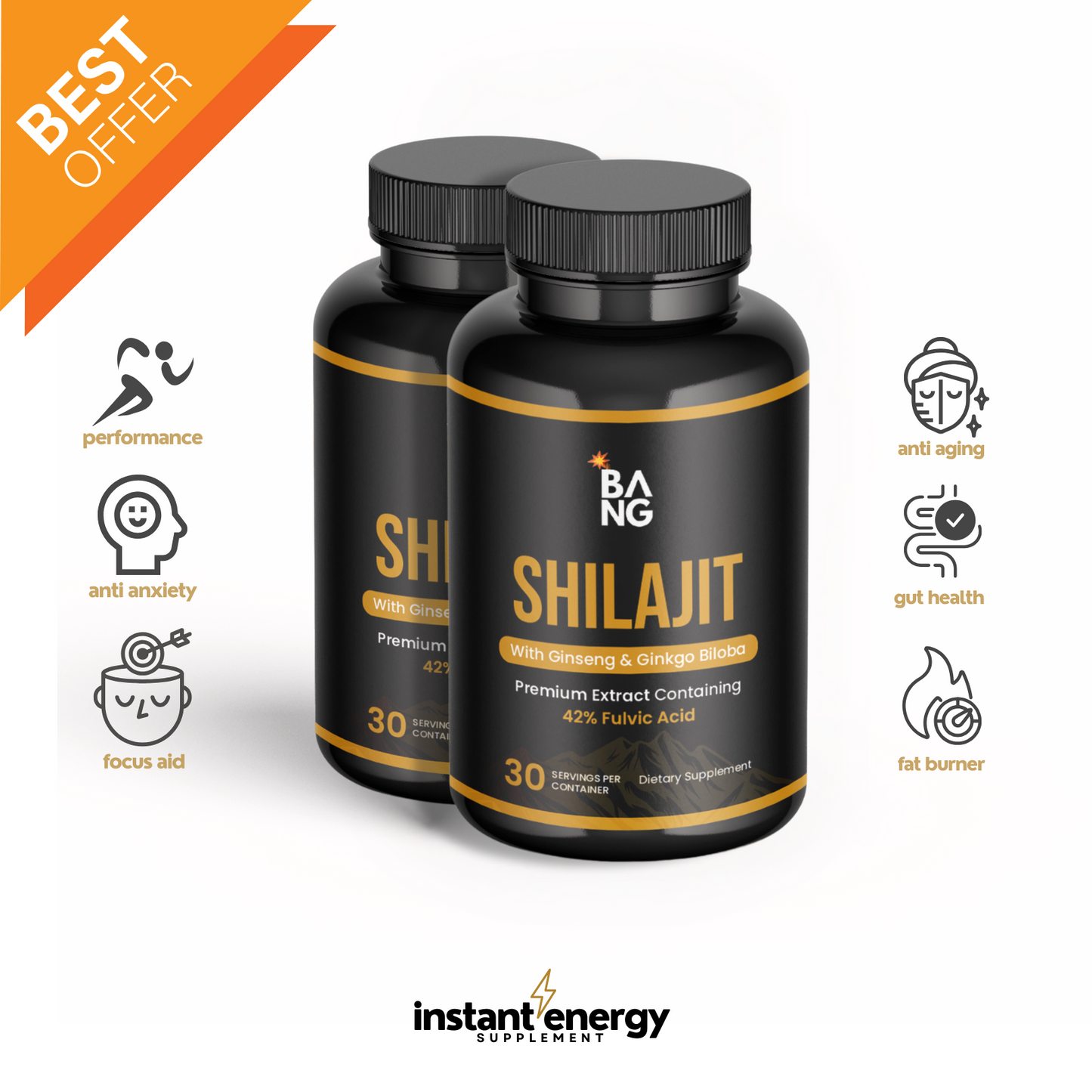 BANG® Shilajit Pack of 2