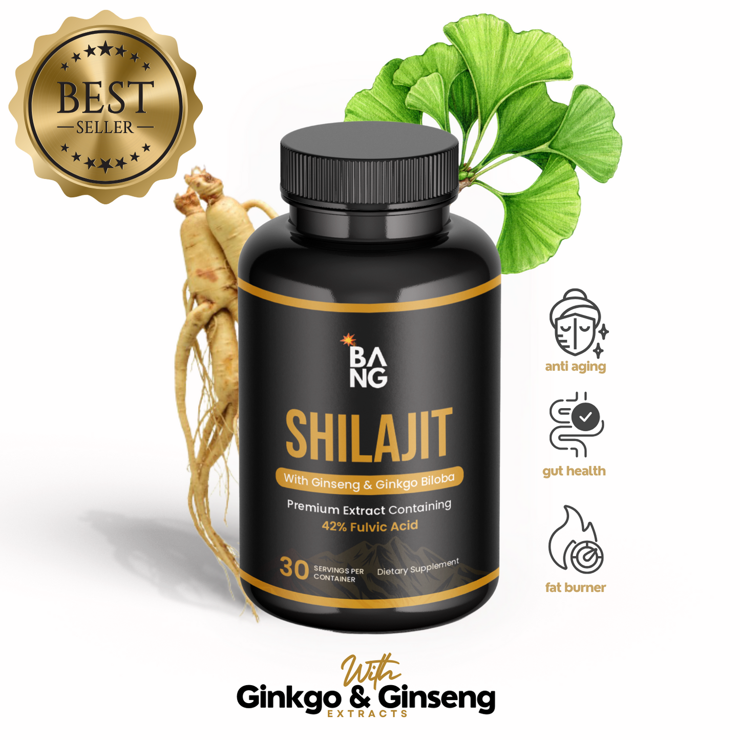 BANG® Shilajit 30Caps